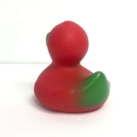 robbin rubber duck dc comics red green duck jeep ducking bath time baby toy - Picture 3 of 6